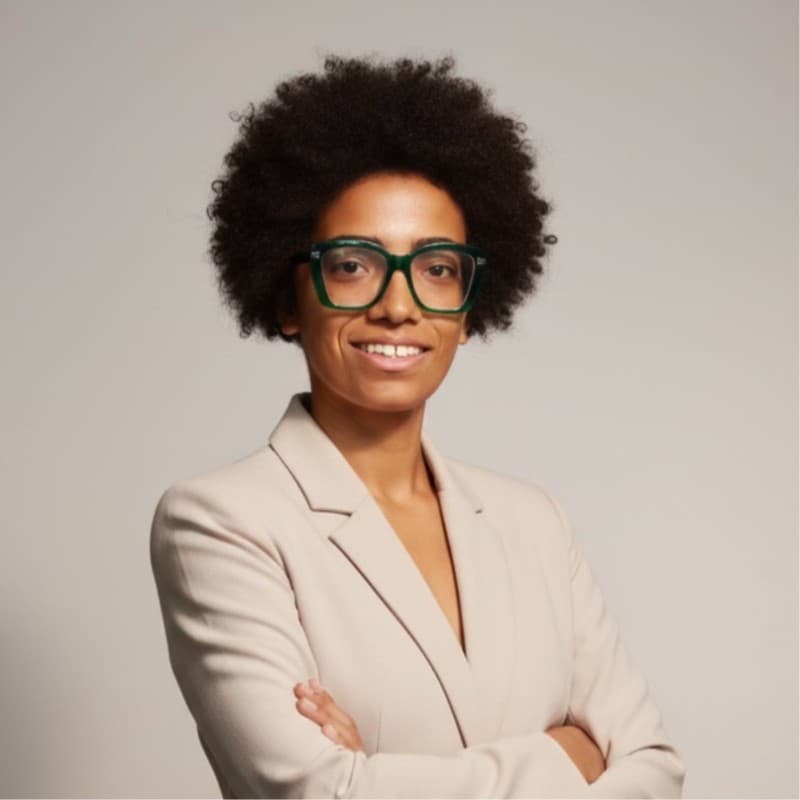 Costanza Pasquotto Assef em retrato de estúdio